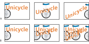 Illustration of Frame disposal methods with these callouts: A. Frame with background transparency with Restore to Background option B. Frame with background transparency with Do Not Dispose option