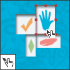 The Image Map Select tool selects image maps.