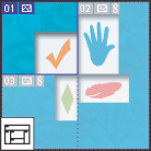 The Toggle Slices Visibility tool toggles between showing and hiding slices in an image.