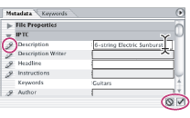 Editing metadata 