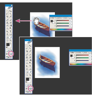 Dragging an image in Full Screen mode