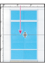 Dragging to create a horizontal guide
